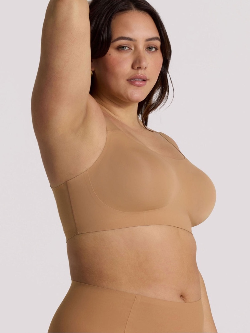 Evelyn & Bobbie Structured Scoop Bra | Medium | Mica